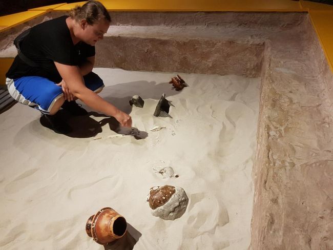 Practice sandbox for aspiring archaeologists