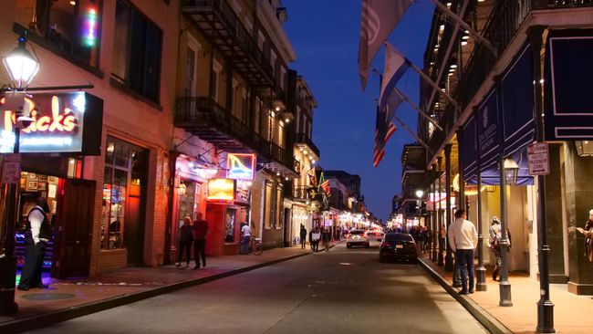 Dusk in the French Quarter
