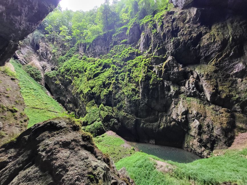 Cave tour in the Moravian Karst and Brno