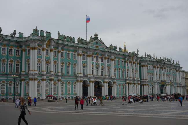 Die Ermitage ist das russische "Louvre" - einfach riesig