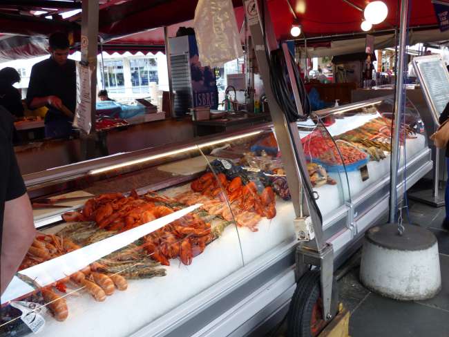 Der Fischmarkt in Bergen.