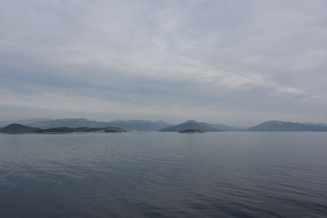 View of Greece from the ferry