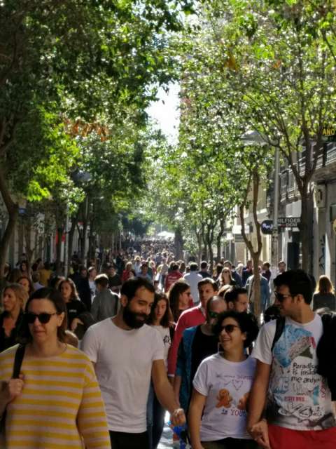 Madrid shoppingstreet