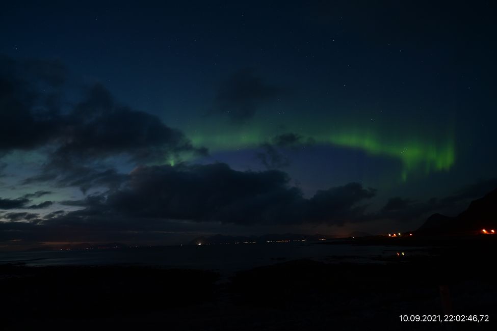 Fr 10.9. Eggum - Henningsvær - Northern Lights in Laukvik