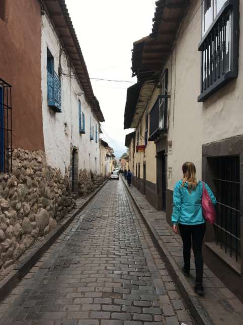 Ein kleines Gässchen in Cusco