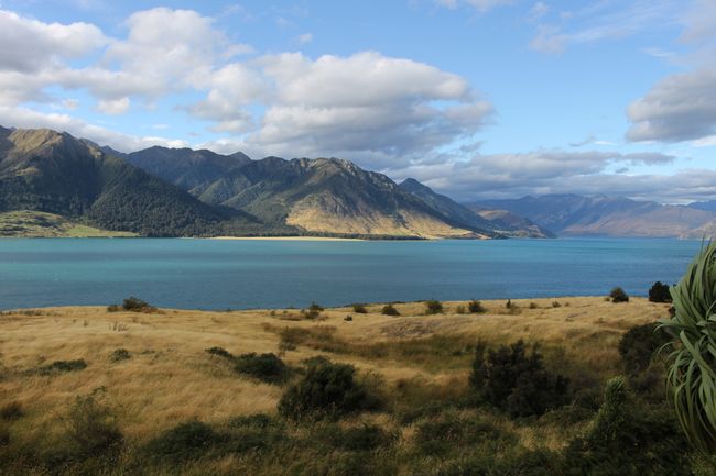 Lake Hawea, on the way back from the Blue Pools