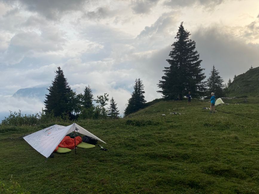 After heavy rain during the night, a rather wet wake-up