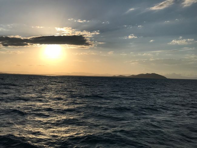 On the ferry to Townsville