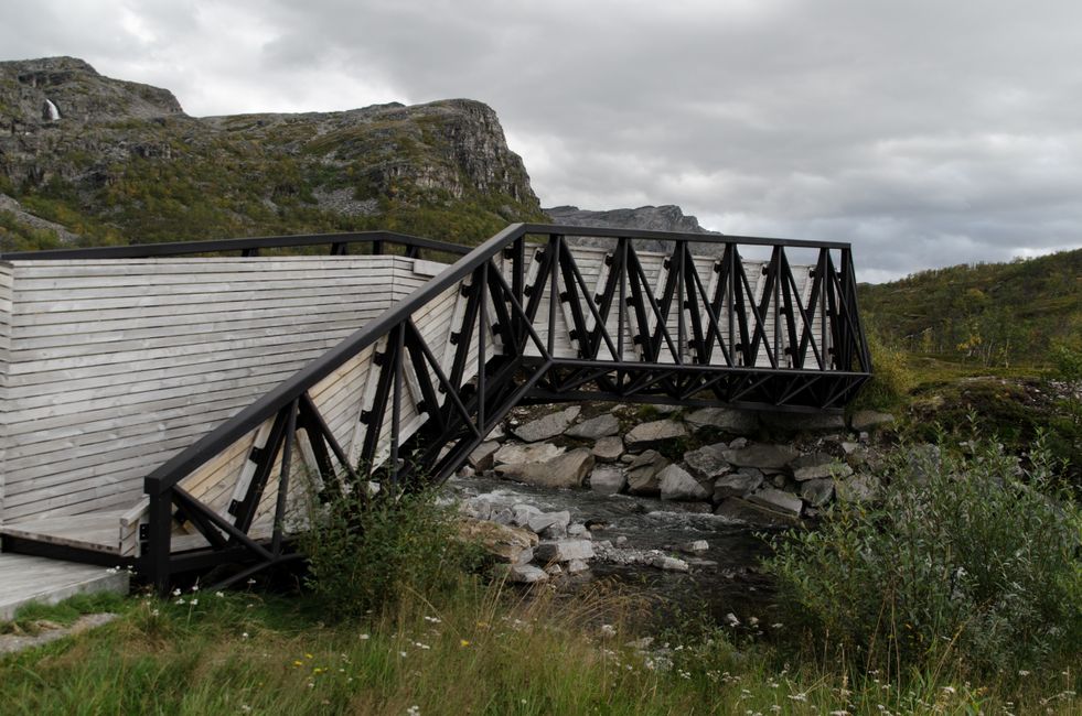 Schicke Brücke über den Fosseelva