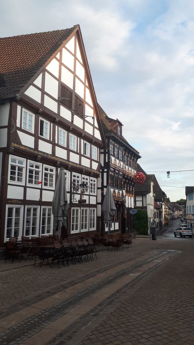 Höxter mit Fachwerk