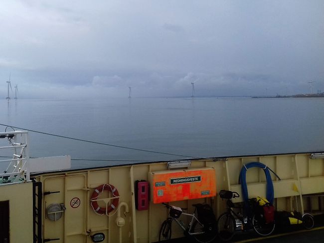 Ferry crossing to North Jutland
