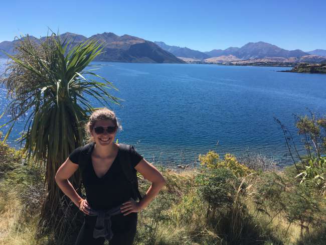 Lisa at Lake Wanaka