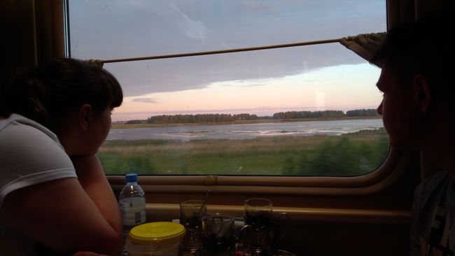 4x schlafen im Zug nach Irkutsk