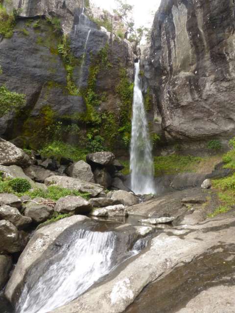 Waterfall near the village