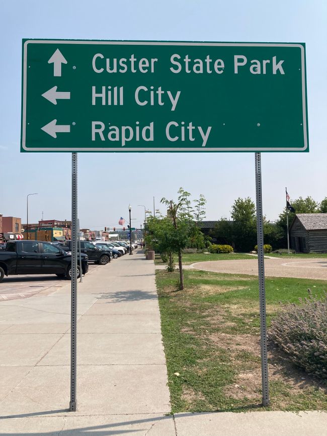 Custer. Conservative town