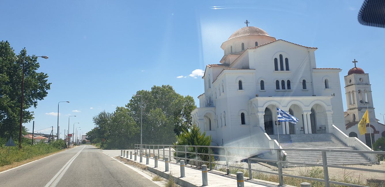 Tag 11 - Leaving Thassos, Monasteries Agios Nikolaos, Tychero, Dadia - 14.07.2020