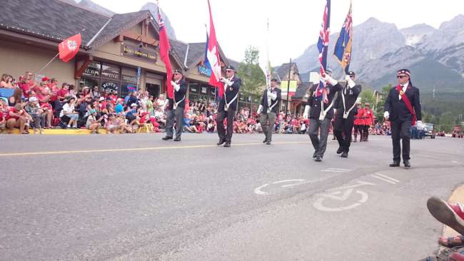 Parade in Canmore 
