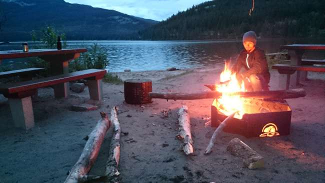 Campfire in Jasper 