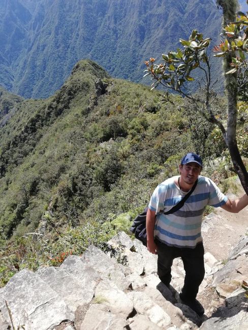 Escaleras del Cielo auf den Machu Picchu Mountain