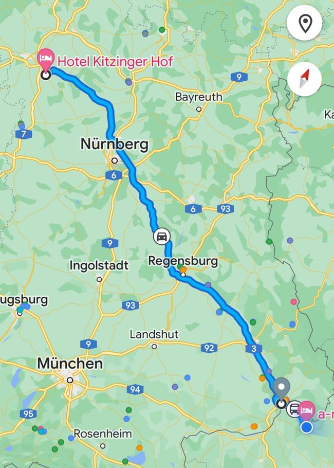 Am 14.10.23 geht es nach  Passau / Engelhartzell