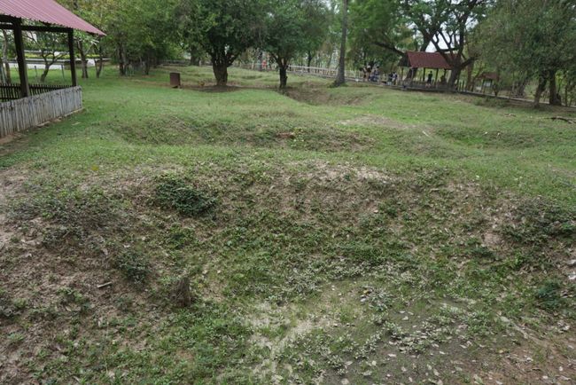 Mass grave at the Killing Fields