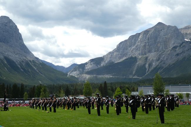 Marching Band in Canmore