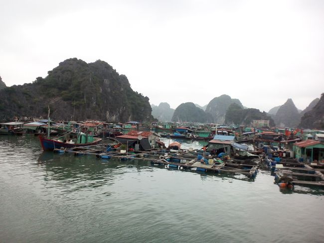 Floating fishing villages