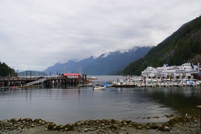 The Sea-to-Sky Highway and Horseshoe Bay