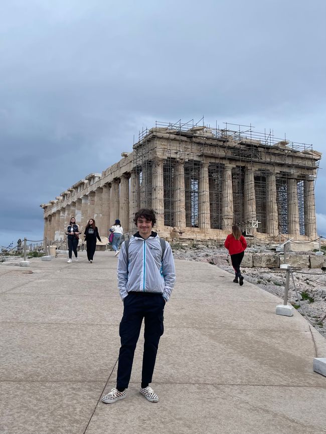 Wie sich das so als Tourist gehört, wurde natürlich erstmal ein Abstecher auf die Akropolis gemacht📸