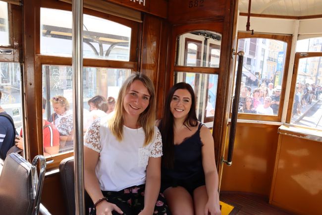 A ride on the Electrico 28 tram takes you through Lisbon. 