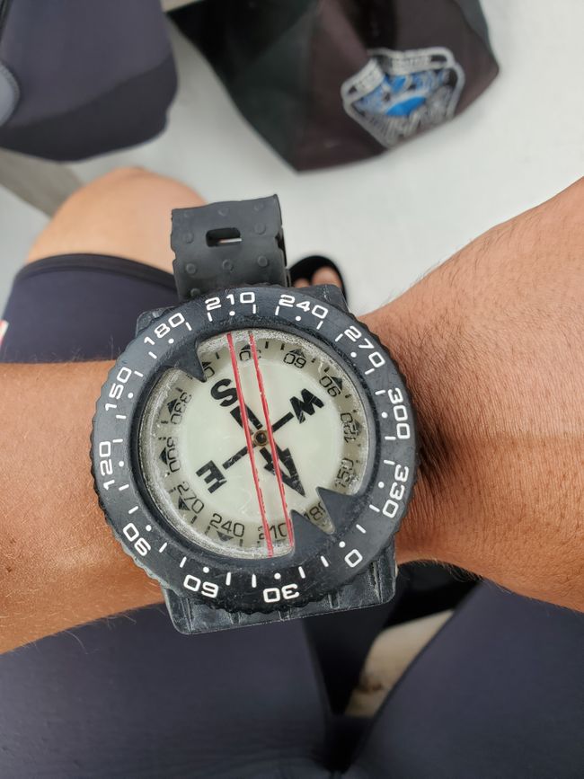 Navigation with compass