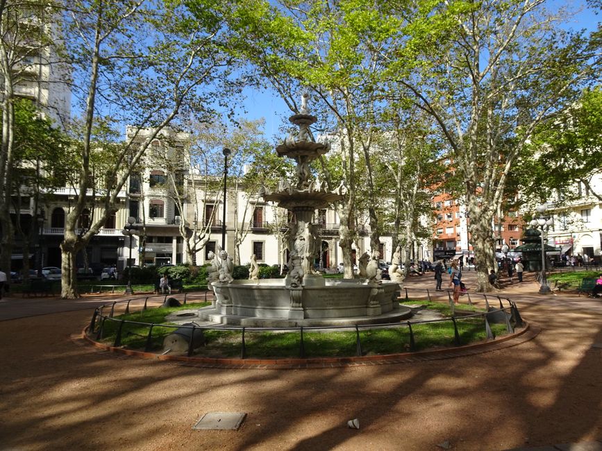 Brunnen auf der Plaza Matriz