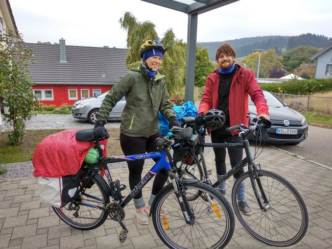 The first day on the Danube cycle path