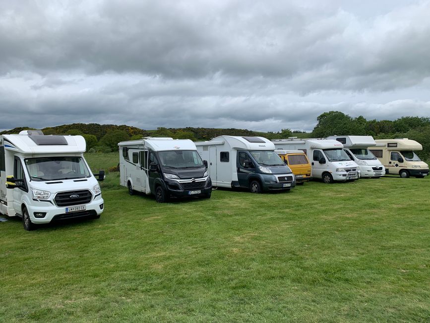 La (casi solo) colonia de autocaravanas alemanas