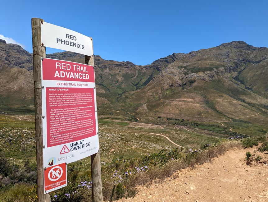 Biken im Jonkershoek Nature Reserve