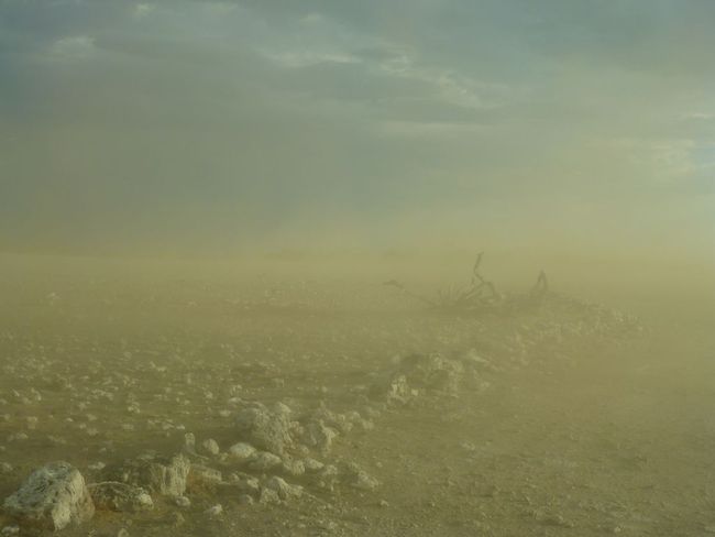 Plötzlicher Sandsturm