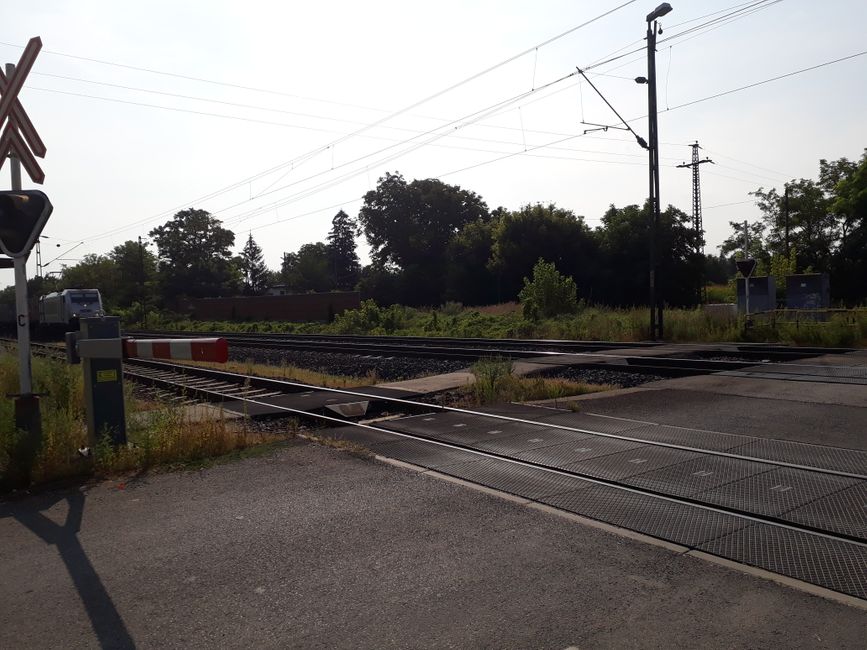 One of the many level crossings.