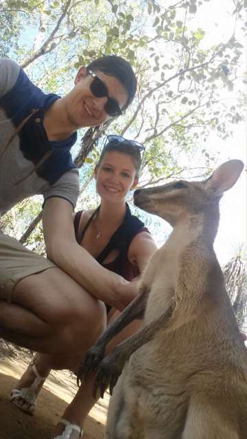 Wallaby selfie