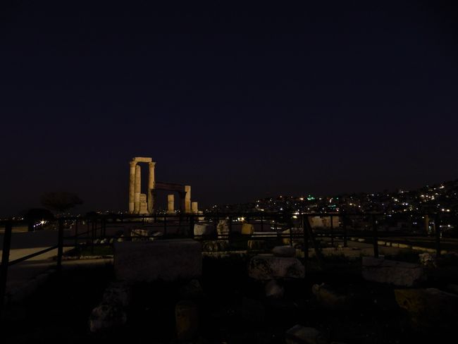 View of the Citadel at night