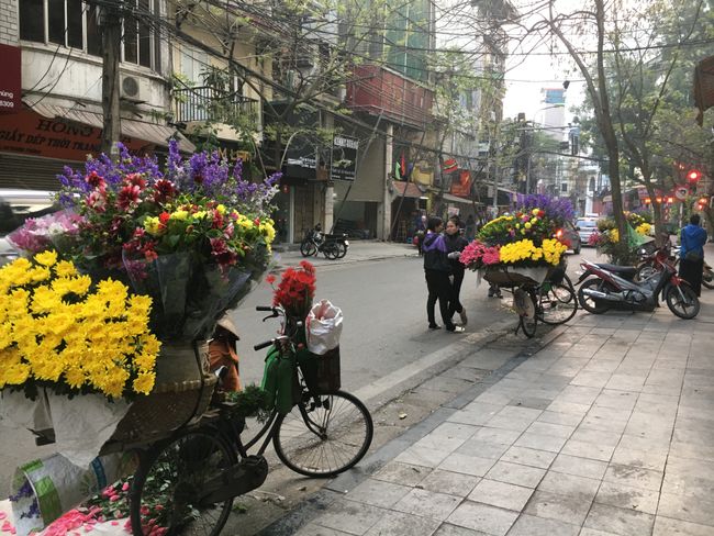 Hanoi-Markets and Den Ngoc Son Temple