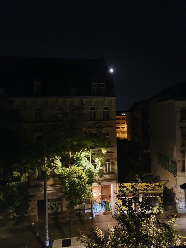 Leipzig in the evening