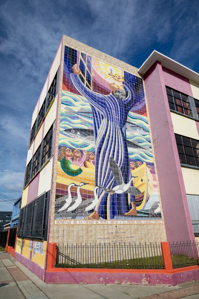 Mosaics are abundant in Punta Arenas