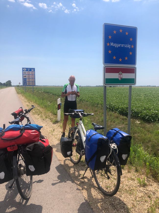 Unser 5. Grenzübergang :Ungarn