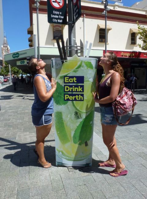 Eat, Drink, Perth: Unser Motto! :-)