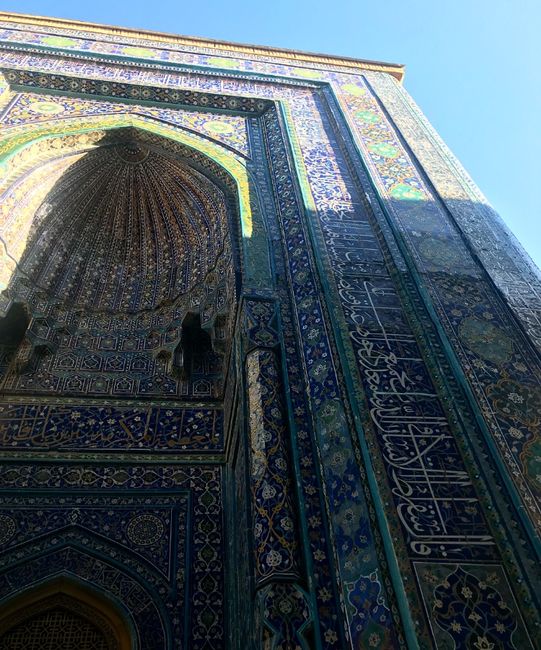 Diwrnod 9-11: Samarkand, Wsbecistan - Gwanwyn ganol mis Ionawr