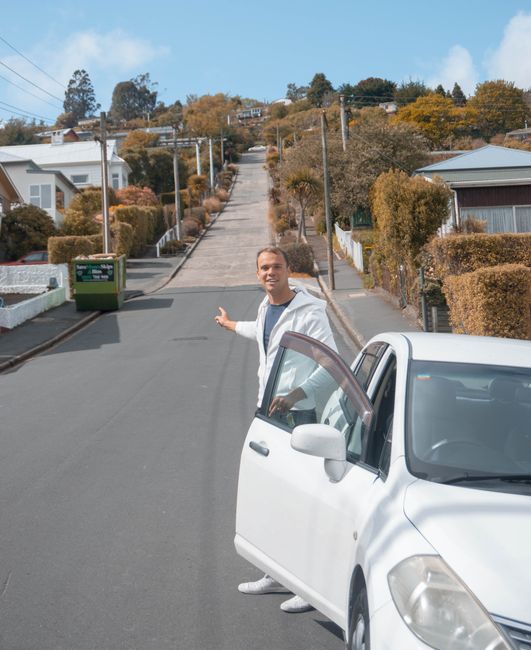 Dunedin, die steilste Straße der Welt