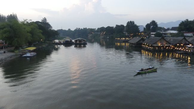 The view from the River Kwai Bridge