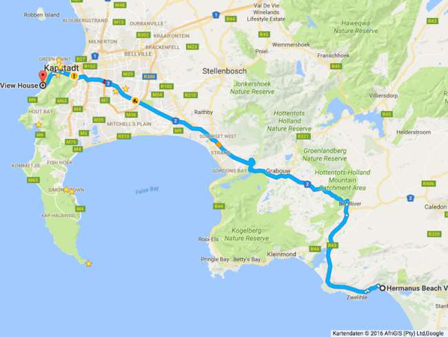 From Hermanus to Cape Town