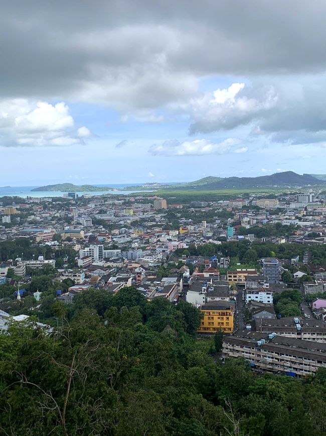 View over the old town of Phuket
