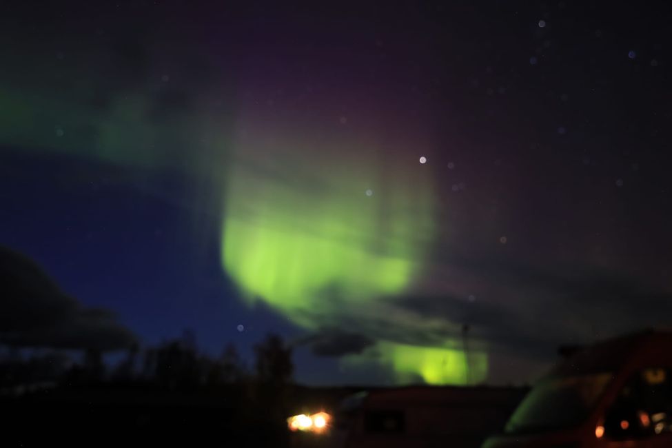 Aurora Borealis on September 10, 23 in Nikkoluokta